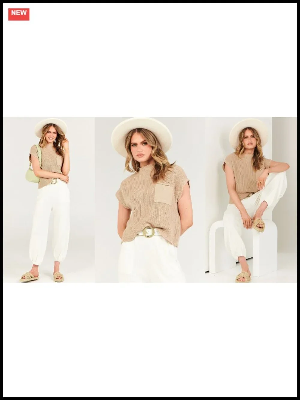 Two Piece Lounge Set Cap Sleeve Crop Top High Waist Knit Pants Rayon